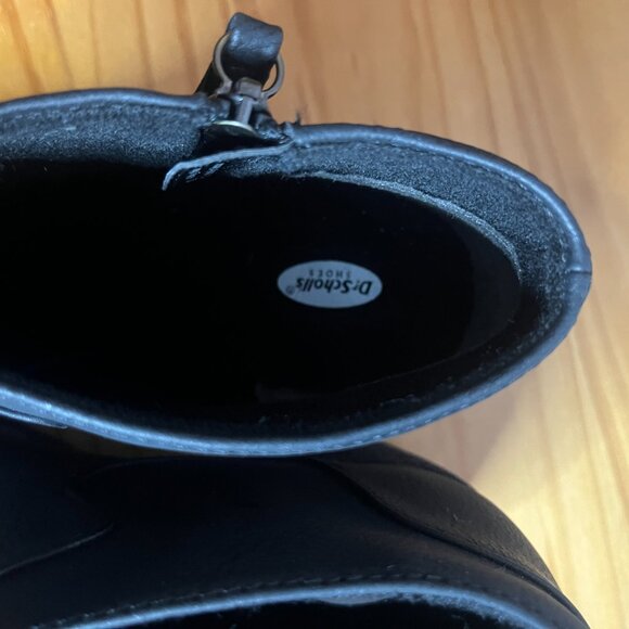 NIB Women's Dr Scholl's Black Wedge Bootie size 8.5 - Picture 5 of 9